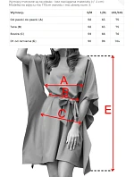 SOFIA   dámské šaty ve špinavě růžové barvě se zavazováním v pase model 20279401 - numoco