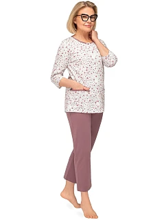 Pyžamo Martel Kasia II 266 3/4 M-3XL rozepínací