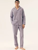 Pyžamo Henderson 43035 Mic délka/r M-2XL pruhované