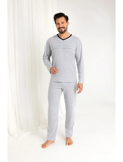 Pánské pyžamo model 21236380 délka/r 2XL3XL - Regina