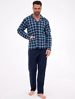 Cornette pyžamo 114/81 dlouhé/r 3XL-5XL pánské rozepínací