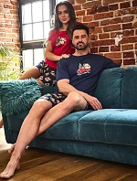 Pyžamo Cornette 628/432 Teddy 2 cr/r Christmas 3XL-5XL dámské