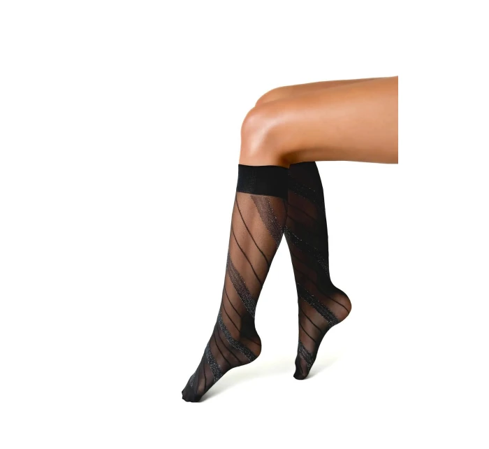 Veneziana model 21794352 Lurex 15 den podkolenky - Orpol Veneziana model 21794352 Lurex 15 den podkolenky - Orpol