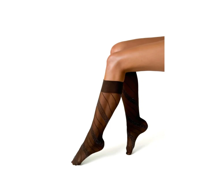 Veneziana model 21794352 Lurex 15 den podkolenky - Orpol Veneziana model 21794352 Lurex 15 den podkolenky - Orpol