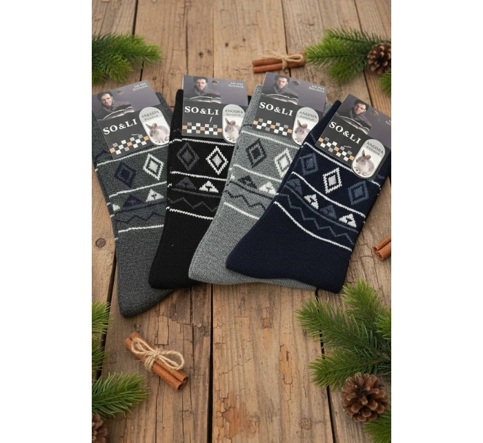 WiK SO&LI ponožky art.001/1 Angora pánské 39-46 WiK SO&LI ponožky art.001/1 Angora pánské 39-46