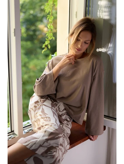 Mefemi Luna pyžamo PS75 dlouhé/r S-2XL Mefemi Luna pyžamo PS75 dlouhé/r S-2XL