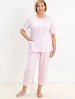 Pyžamo Regina 738 cr/r 2XL-3XL W26 dámské rozepínací