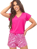 Pyžamo Donna Zebra Short kr/r S-2XL
