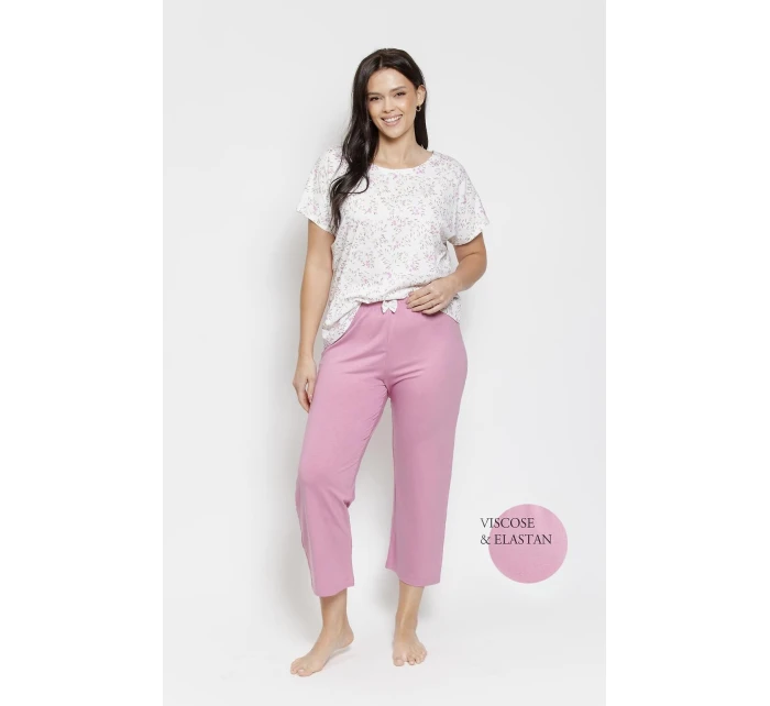 Pyžamo Taro 3562 Mariella kr/r 2XL-3XL W26 Pyžamo Taro 3562 Mariella kr/r 2XL-3XL W26