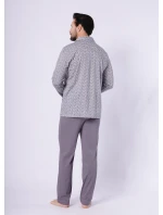 Pyžamo Hotberg 1748 Kamil long/r M-2XL rozepínací