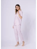 Pyžamo Leveza 1712 Dominika kr/r M-2XL bez zipu Pyžamo Leveza 1712 Dominika kr/r M-2XL bez zipu