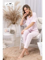 Pyžamo Leveza 1712 Dominika kr/r M-2XL bez zipu Pyžamo Leveza 1712 Dominika kr/r M-2XL bez zipu