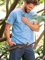 Pyžamo Key MNS 414 A26 cr/r 3XL-4XL