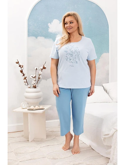 Pyžamo Regina 4009 kr/r 2XL–4XL L26 Pyžamo Regina 4009 kr/r 2XL–4XL L26