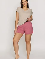 Mefemi Mix&Match Mila PDI1 Hladké pyžamové šortky S-2XL