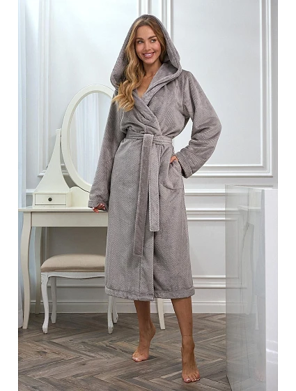 Župan L&L 2602 Honey, dlouhý, velikosti S–XL Župan L&L 2602 Honey, dlouhý, velikosti S–XL