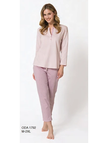 Pyžamo 7/8 M–2XL model 22303918 - LEVEZA Pyžamo 7/8 M–2XL model 22303918 - LEVEZA