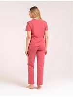 Pyžamo Moraj PDD4300-024 červené/r S–3XL Pyžamo Moraj PDD4300-024 červené/r S–3XL