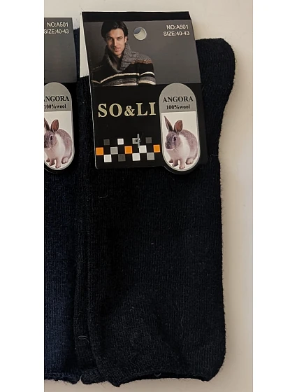 Ponožky SO&LI vzor 21 Angora model 22353328 - WiK
