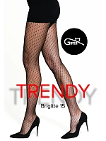 Punčocháče Gatta Trendy Brigitte, síťované, vzor 15, 1–4