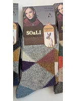 Ponožky WiK SO&LI 3002 vzor 57 Angora 35–42 Ponožky WiK SO&LI 3002 vzor 57 Angora 35–42