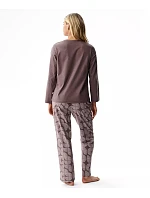 Pyžamo Atlantic NLP-522 dlouhé rukávy, velikosti S–2XL Pyžamo Atlantic NLP-522 dlouhé rukávy, velikosti S–2XL