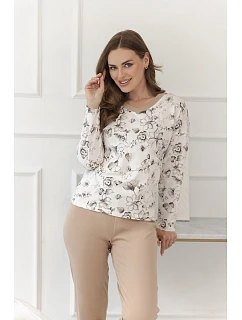 Pyžamo Taro 3630 Selmia Interlock dlouhé rukávy, velikost M–XL, Z26