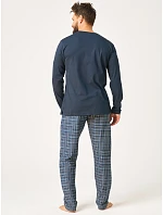 Pyžamo Key MNS 608 dlouhé rukávy, velikosti M–2XL Pyžamo Key MNS 608 dlouhé rukávy, velikosti M–2XL