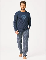 Pyžamo Key MNS 608 dlouhé rukávy, velikosti M–2XL Pyžamo Key MNS 608 dlouhé rukávy, velikosti M–2XL