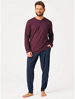Pyžamo Key MNS 275 dlouhé rukávy M–2XL Pyžamo Key MNS 275 dlouhé rukávy M–2XL
