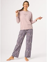 Pyžamo Key LNS 924 dlouhé rukávy, velikosti S–XL Pyžamo Key LNS 924 dlouhé rukávy, velikosti S–XL