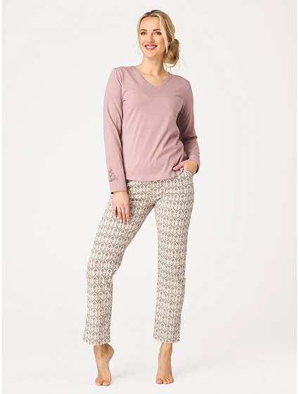 Pyžamo Key LNS 511 dlouhé rukávy 2XL–3XL