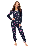 Pyžamo Donna Kiss Long, dlouhý rukáv, velikosti S–XL