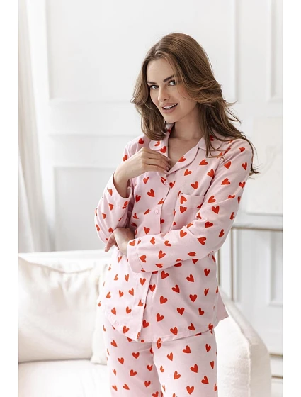 Pyžamo dlouhé rukávy, velikosti rozepínací model 22383748 - Taro Pyžamo dlouhé rukávy, velikosti rozepínací model 22383748 - Taro