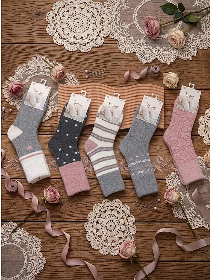 Ponožky WiK Xintao 3141 vzor 16 Merino 35–42