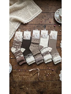 Ponožky WiK Xintao 3141 vzor 17 Merino 35–42