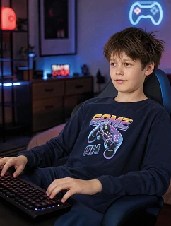 Piżama Cornette Young Boy 267/192 Gamepad dł/r 134-164