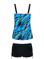 Strój kąpielowy Self S6069 Blue Sport 2 Tankini