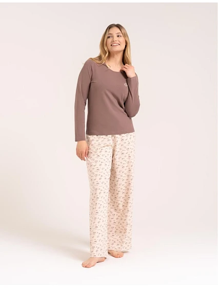 Piżama model 22552940 dł/r S3XL - Moraj Piżama model 22552940 dł/r S3XL - Moraj