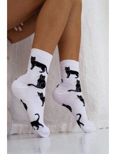 Dámské ponožky Milena 0200 Kočky 37-41