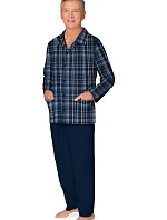 Pánské pyžamo Martel 403 Antoni III délka/r 3XL-4XL pyžamo na zip
