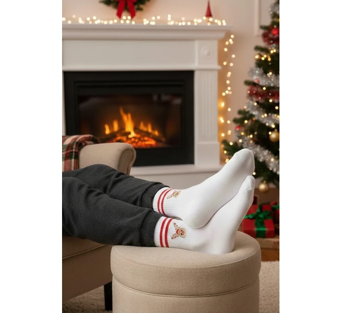 Steven art.136 Vánoční ponožky pro muže 41-46 Steven art.136 Vánoční ponožky pro muže 41-46