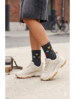 Dámské ponožky Magnetis 75 Colorful Hearts 21/22