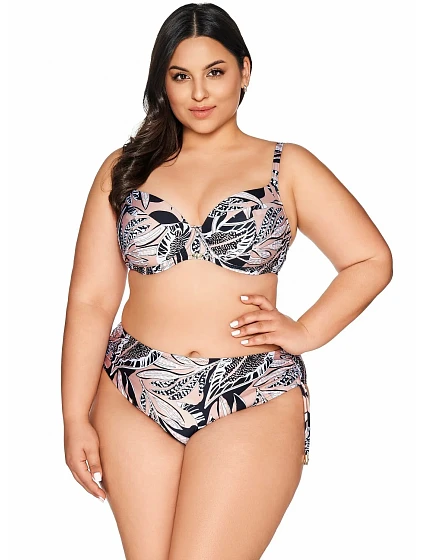 Vyztužená dámská plavková podprsenka full cup Ava SK 220 Latte