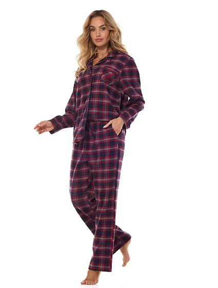 Dámské rozepínací pyžamo model 22365272 Roxy dł/r S2XL - L&L Dámské rozepínací pyžamo model 22365272 Roxy dł/r S2XL - L&L