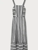 Šedé bavlněné šaty (345ART)