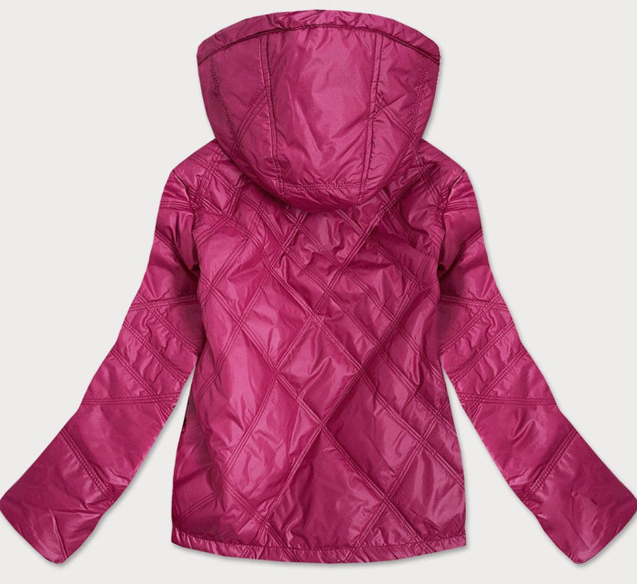 Růžová lehká dámská bunda (BH2004BIG)