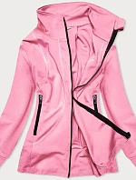 Světle růžová dámská mikina se stojáčkem (HD150-25)