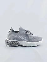 Šedé dámské ažurové sneakersy (JY21-2)