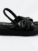 Černé sandály na platformě (CM-58)